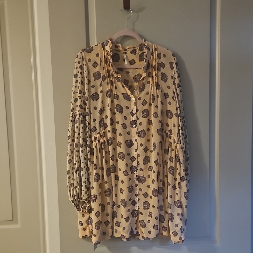 Free People Peach Mini Dress